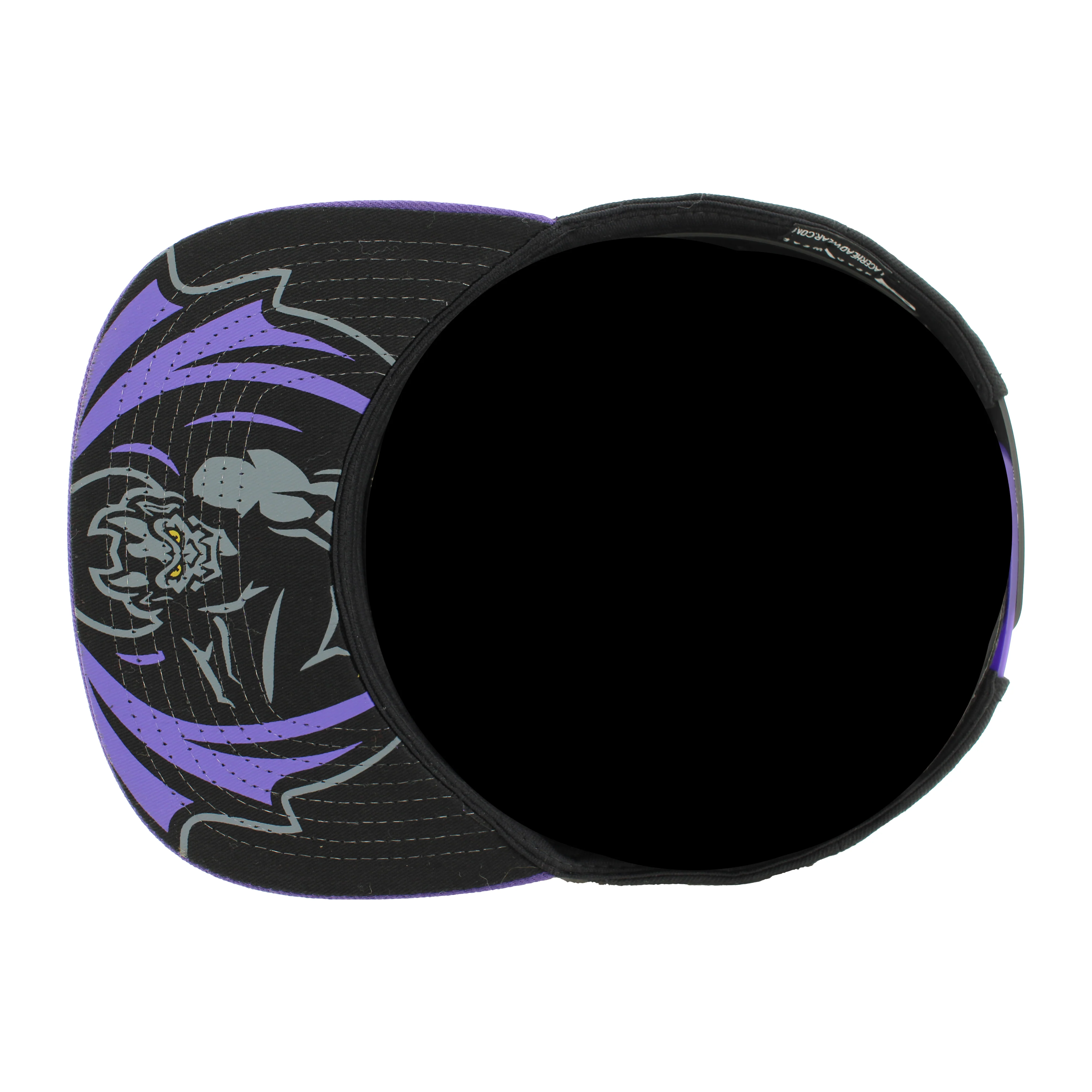 Greensboro Gargoyles Lacer Black/ Gold Lacer Locker Room Flat Bill Hat - Image 4